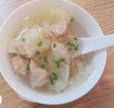 98. Wonton Soup 鲜肉大碗云吞